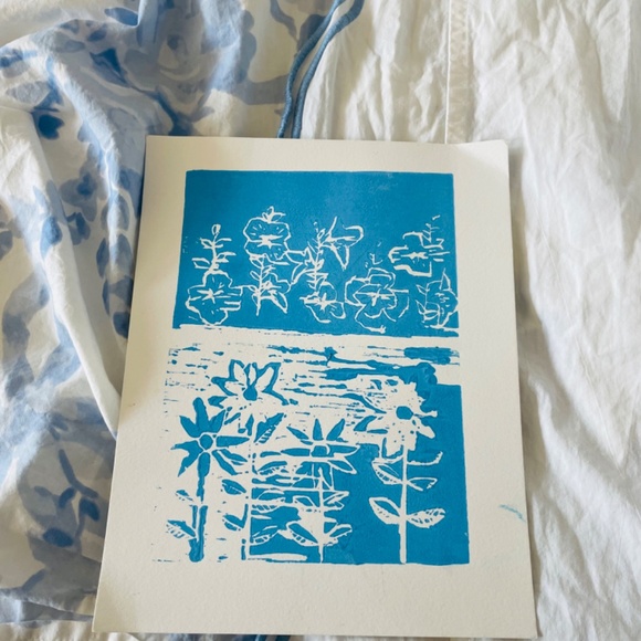 FLORAL SKY— original art peice - Picture 2 of 2